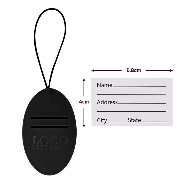 Vegan Leather Luggage Tags 12