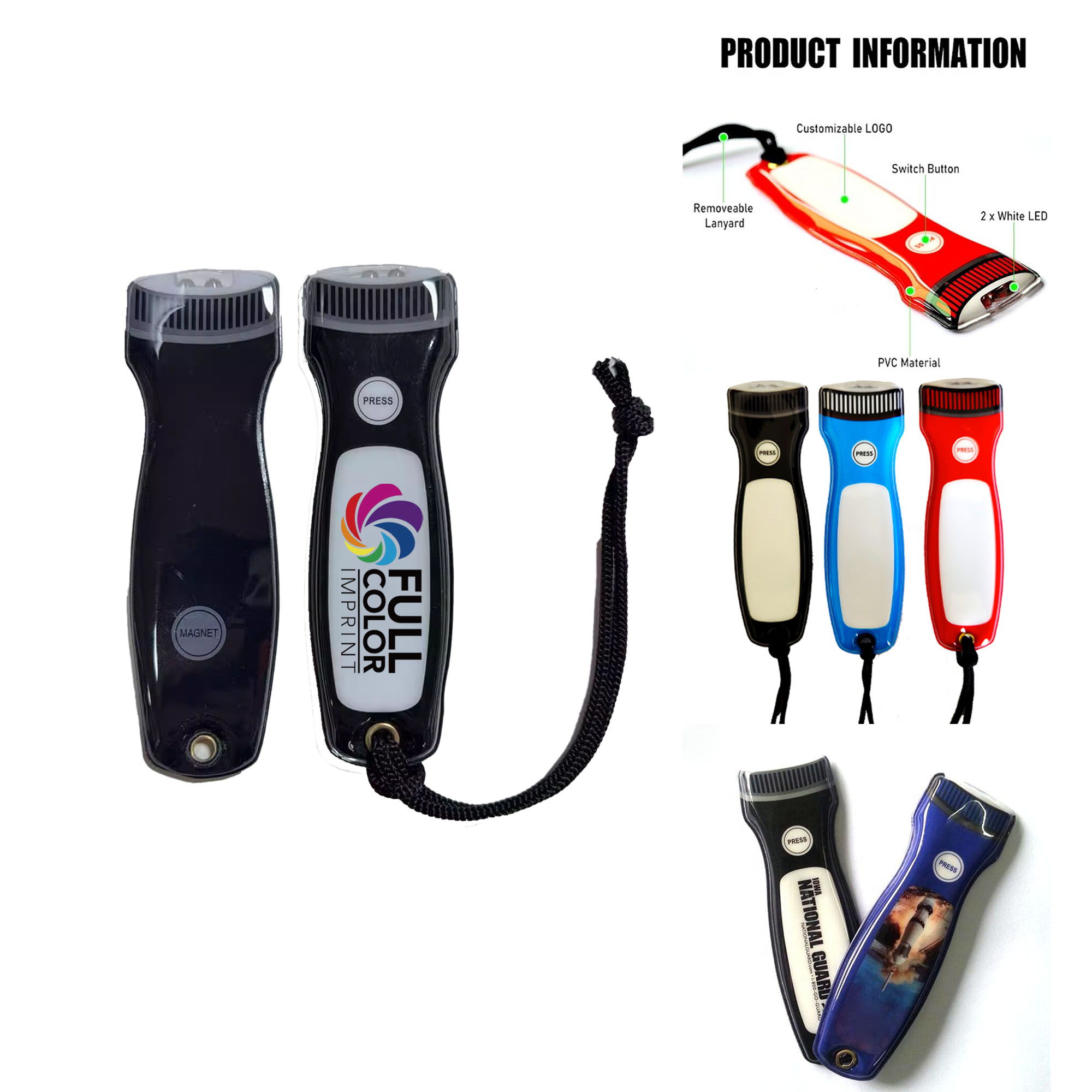 MOQ 50 pcs LED Flashlight 6