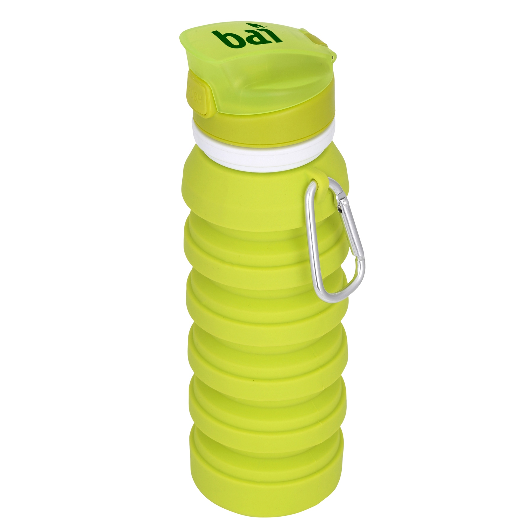 Tahoe Collapsible Silicone Water Bottle w/ Carabiner 4