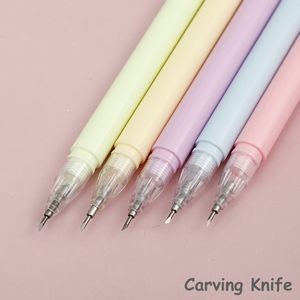 Pen Shaped Carving Knife Click Blade And Ink Pen Combo 7