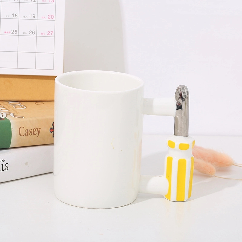 Custom 17 oz Tool Shaped Ceramic Mug 7