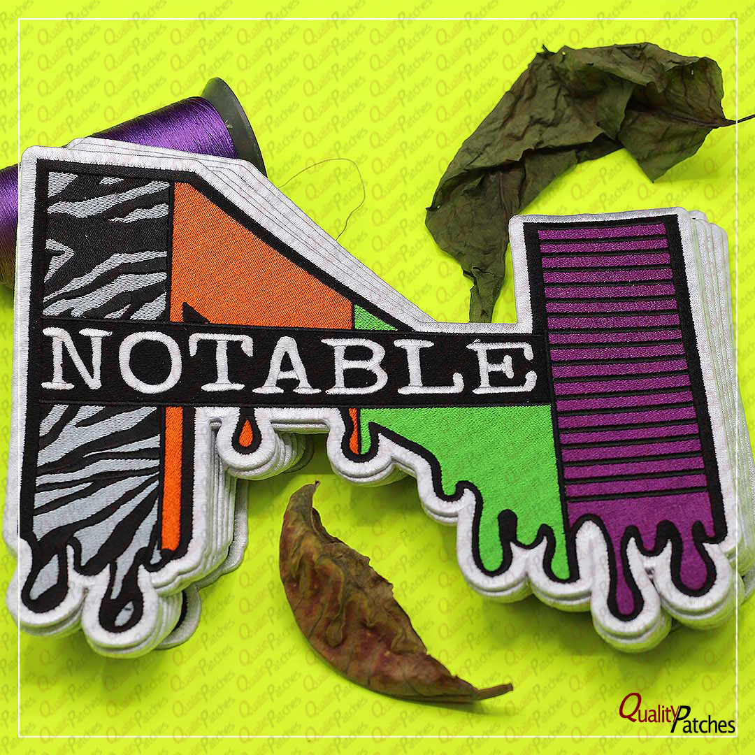 Custom Die Cut Embroidered Patches 49