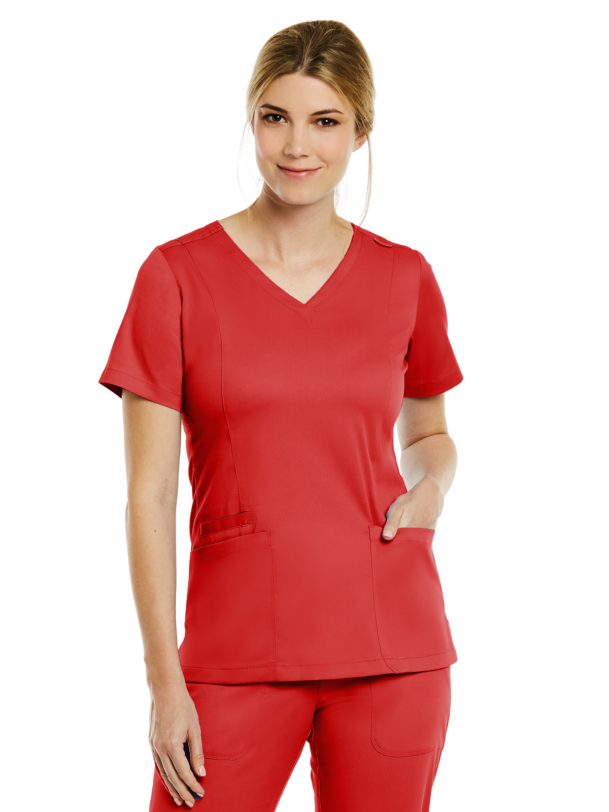 Maevn - Matrix - Women's Three-Pocket V-Neck Top 11