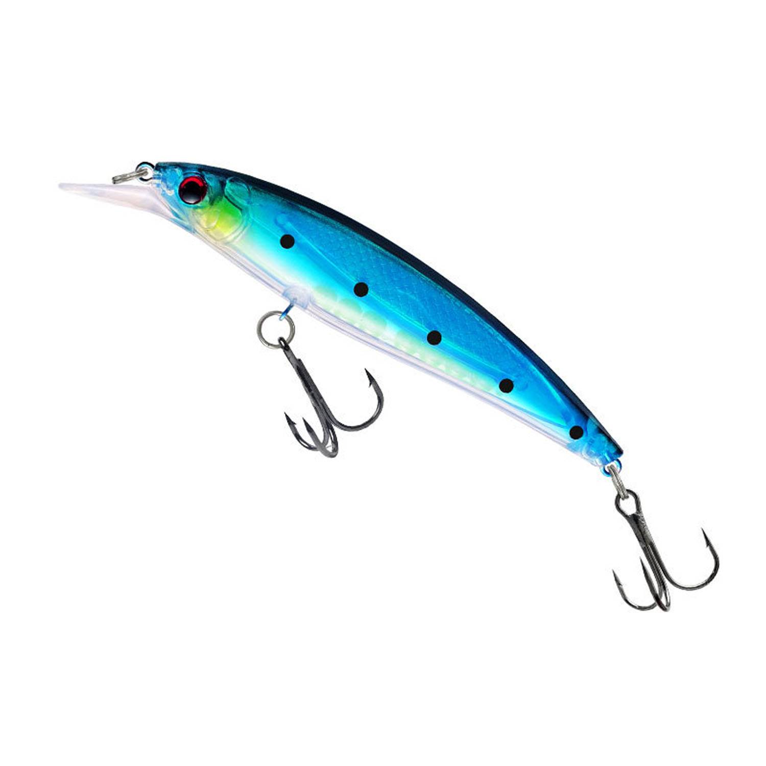 Weighted ABS Fishing Lure with Sharp Hooks & Flash Foil 9
