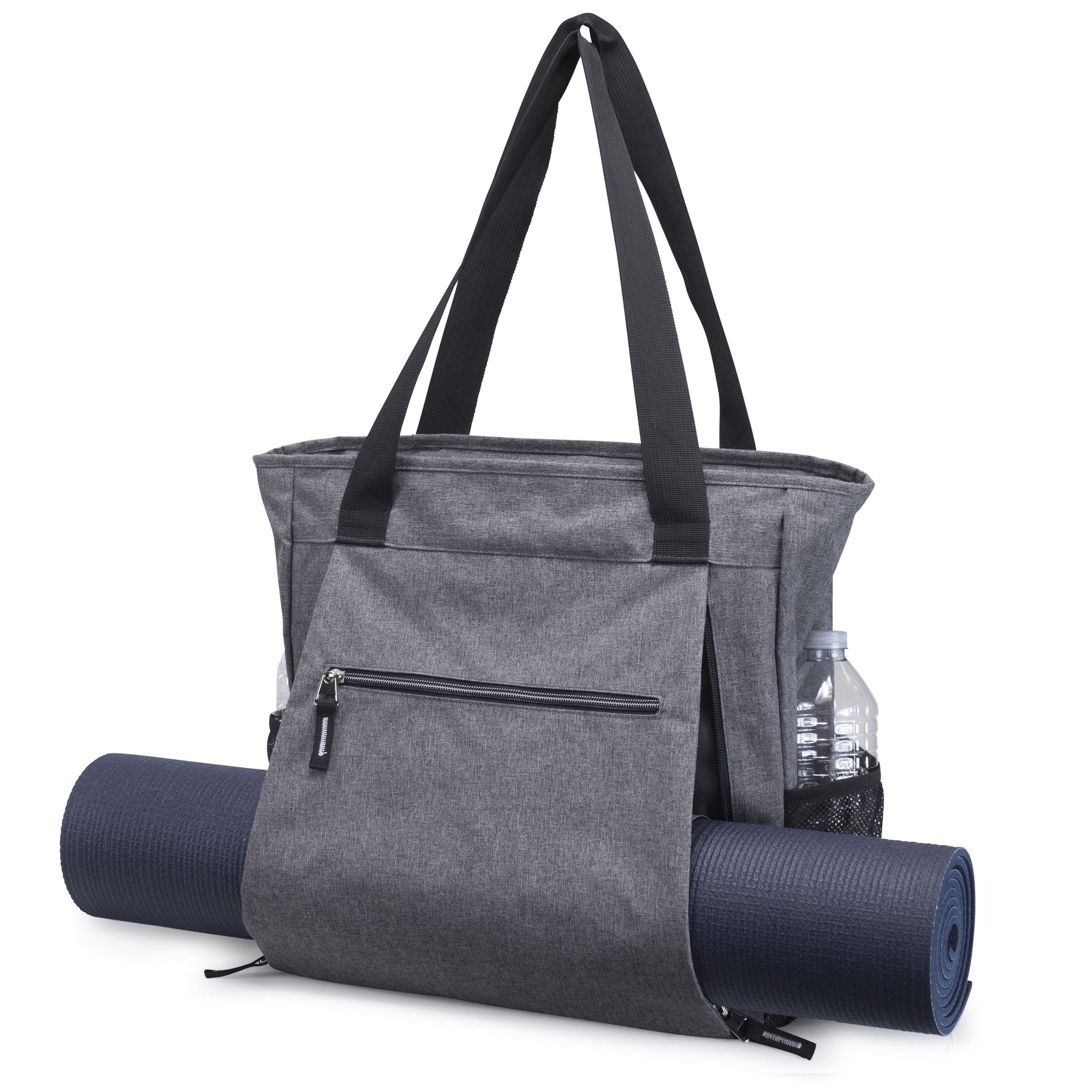 Heathered Yoga Mat Versatile Tote Gym Bag 3