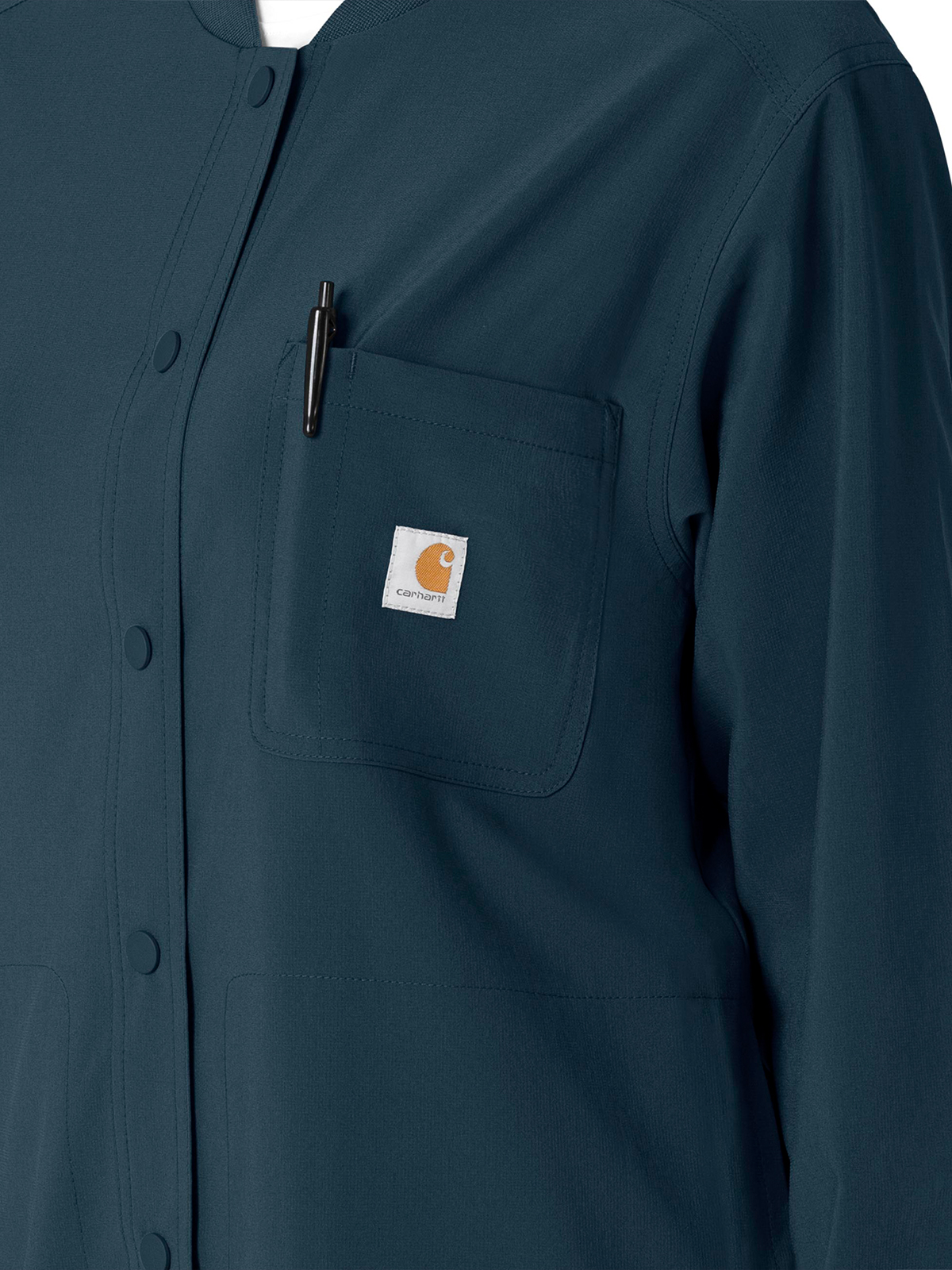 Carhartt Scrubs - Force Cross-Flex - Women's Four-Pocket Modern Fit Shirt Jacket 18