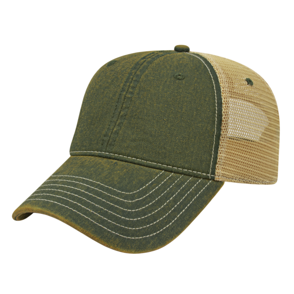 Premium Vintage Washed Mesh Back Cap