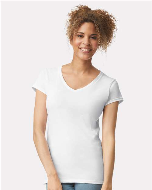 Women's Softstyle® V-Neck T-Shirt - 64V00L 28
