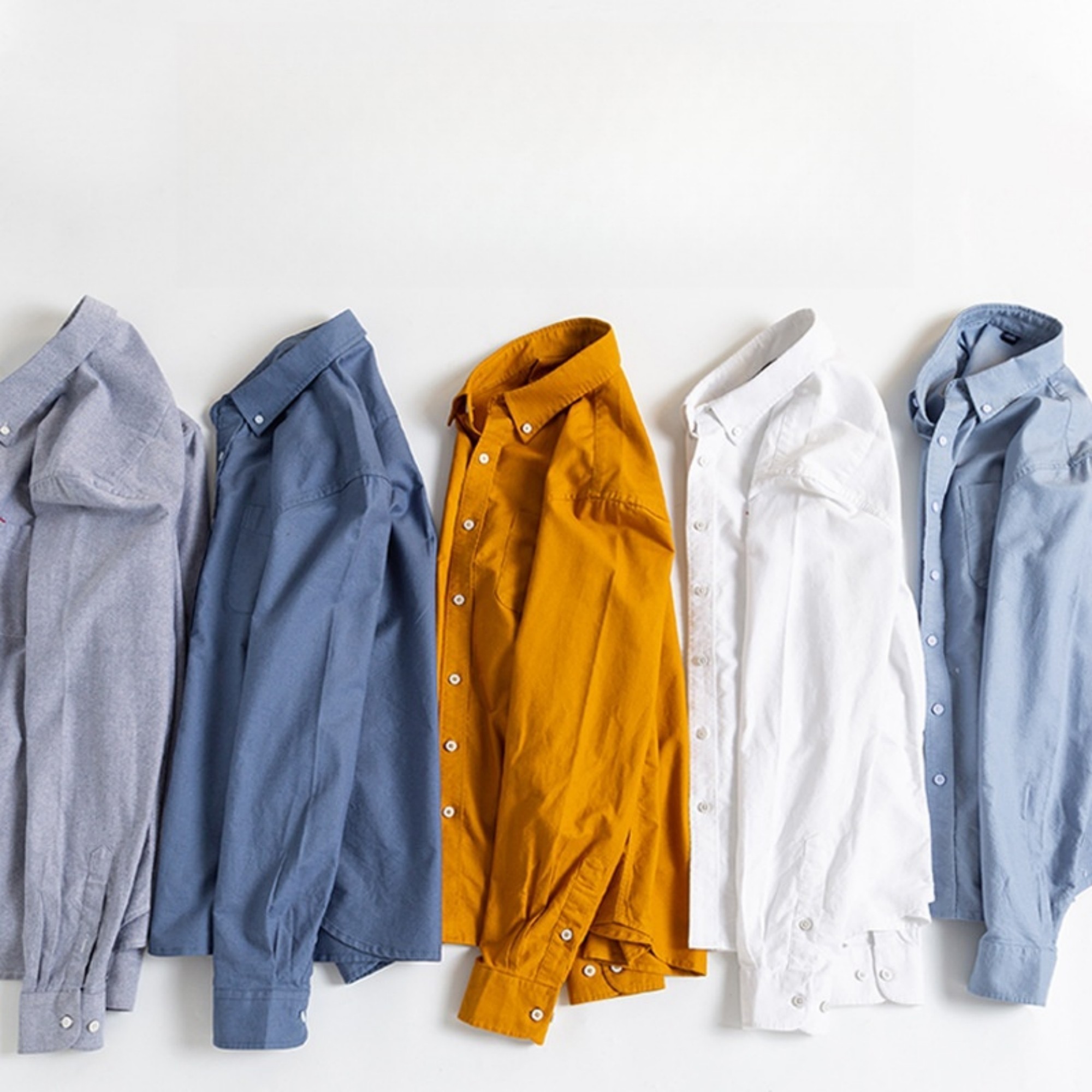 Men's Solid Oxford Shirt 7