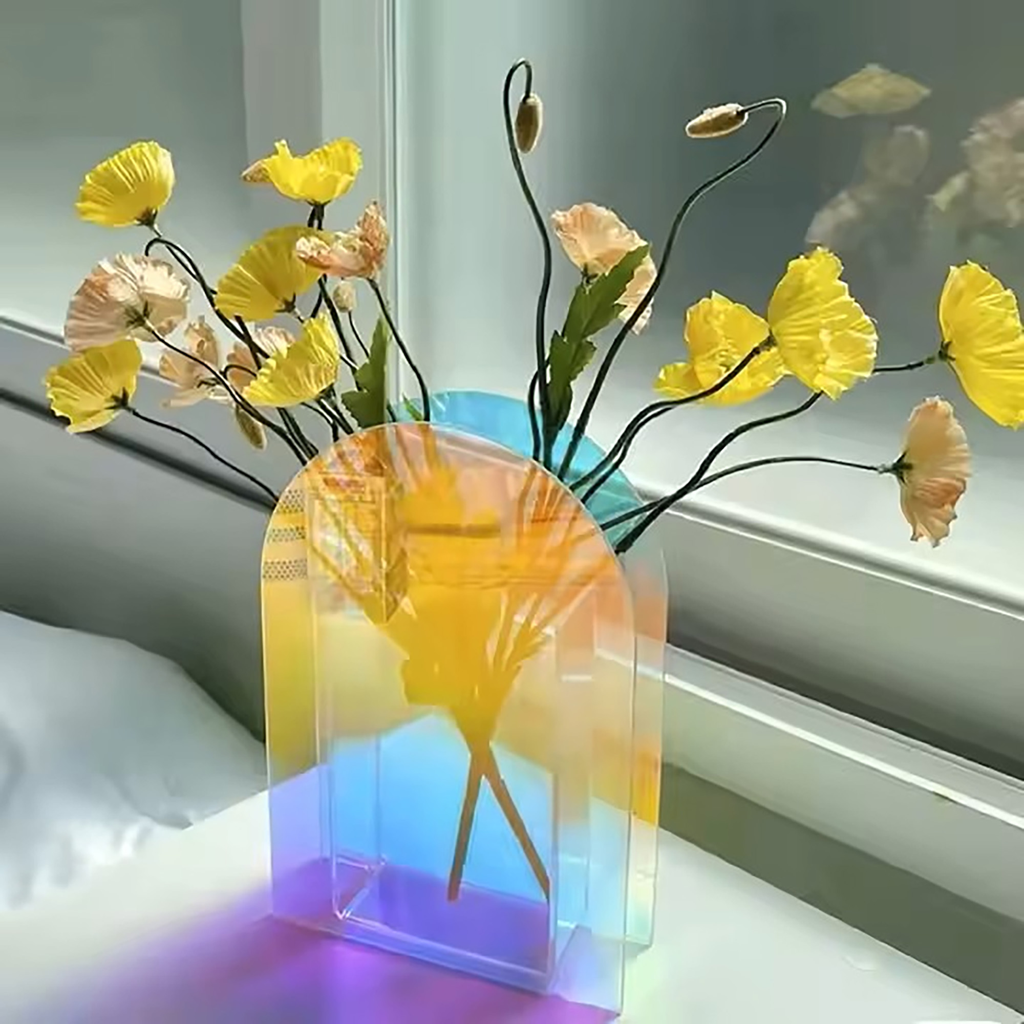 Modern Colourful Acrylic Vase 7