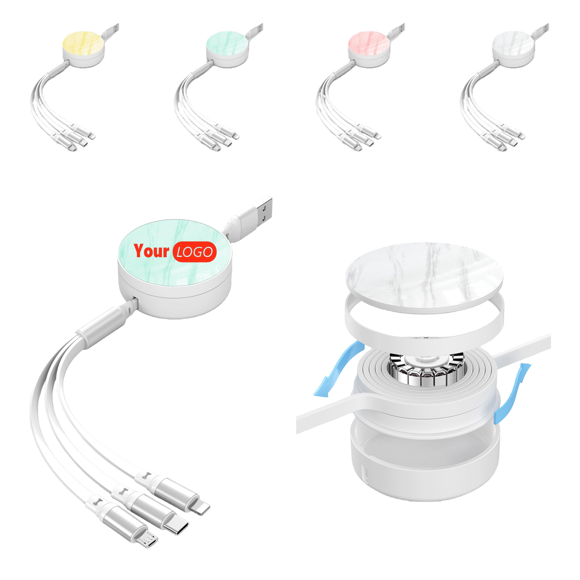 3 in 1 66W Fast Charging Cable 2