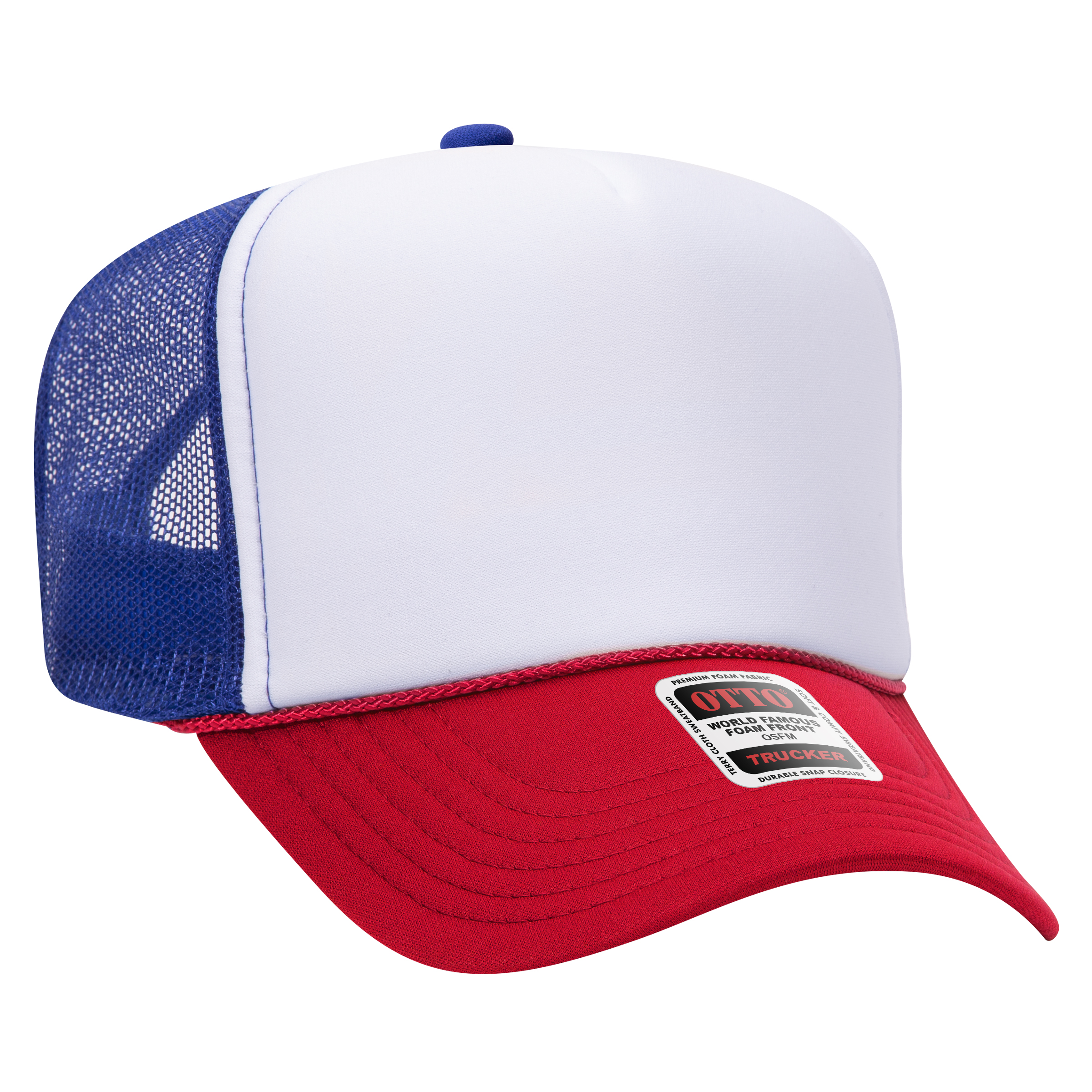 OTTO CAP® 5 Panel High Crown Mesh Back Trucker Hat 30