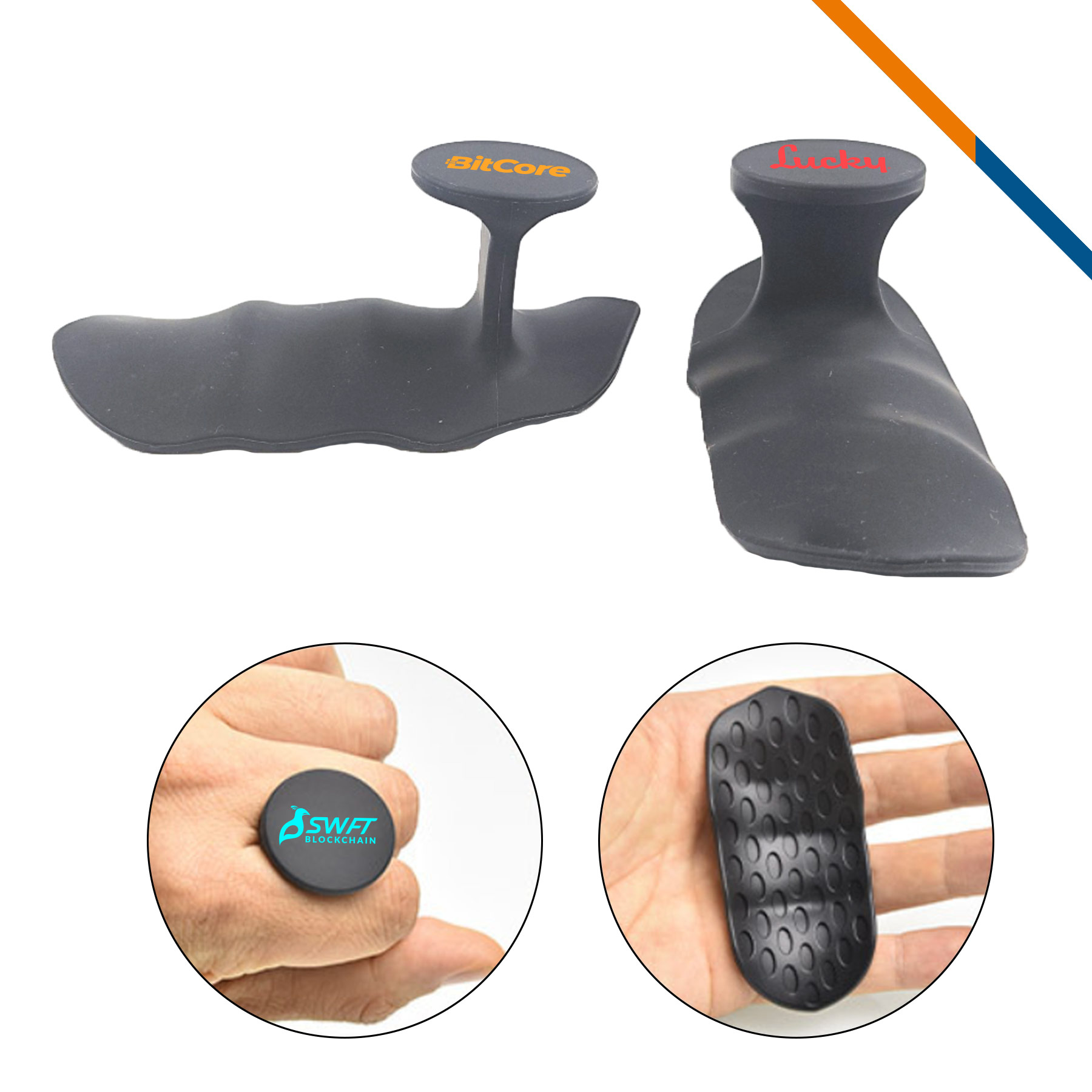 Gayle Silicone Non Slip Gym Fingerless Hand Grips 5