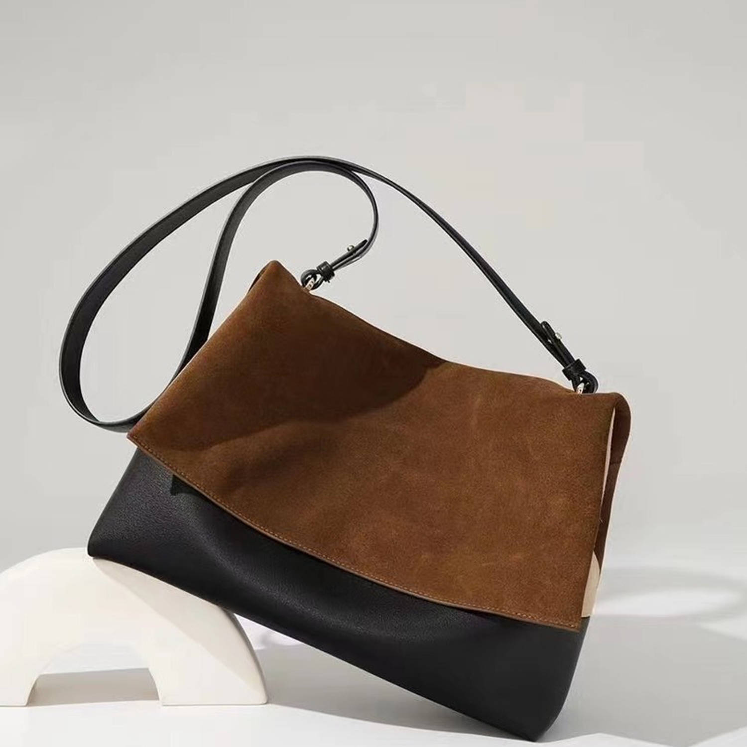 Waterproof Vintage Genuine Leather Messenger Tote Bag 4