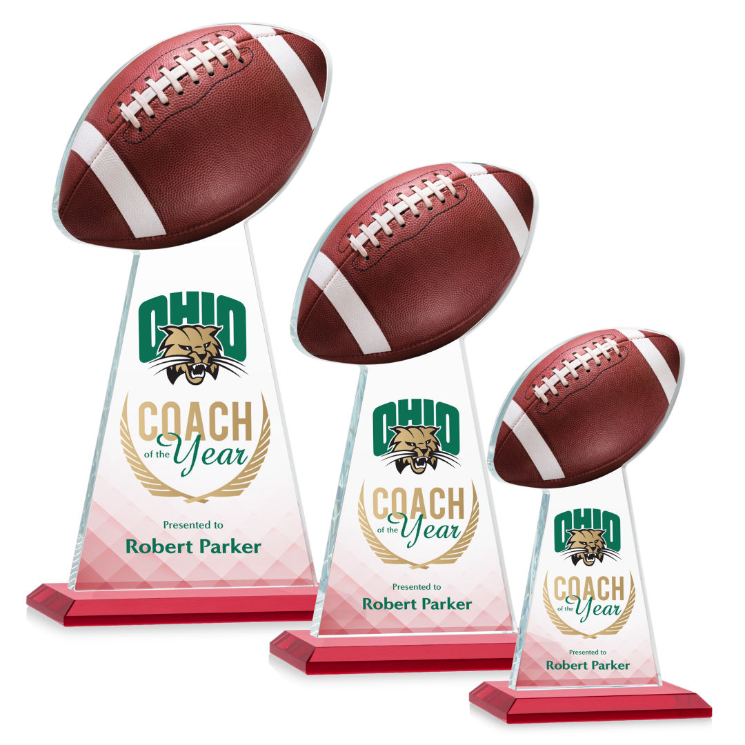 Edenwood Football VividPrint™ Award - Red