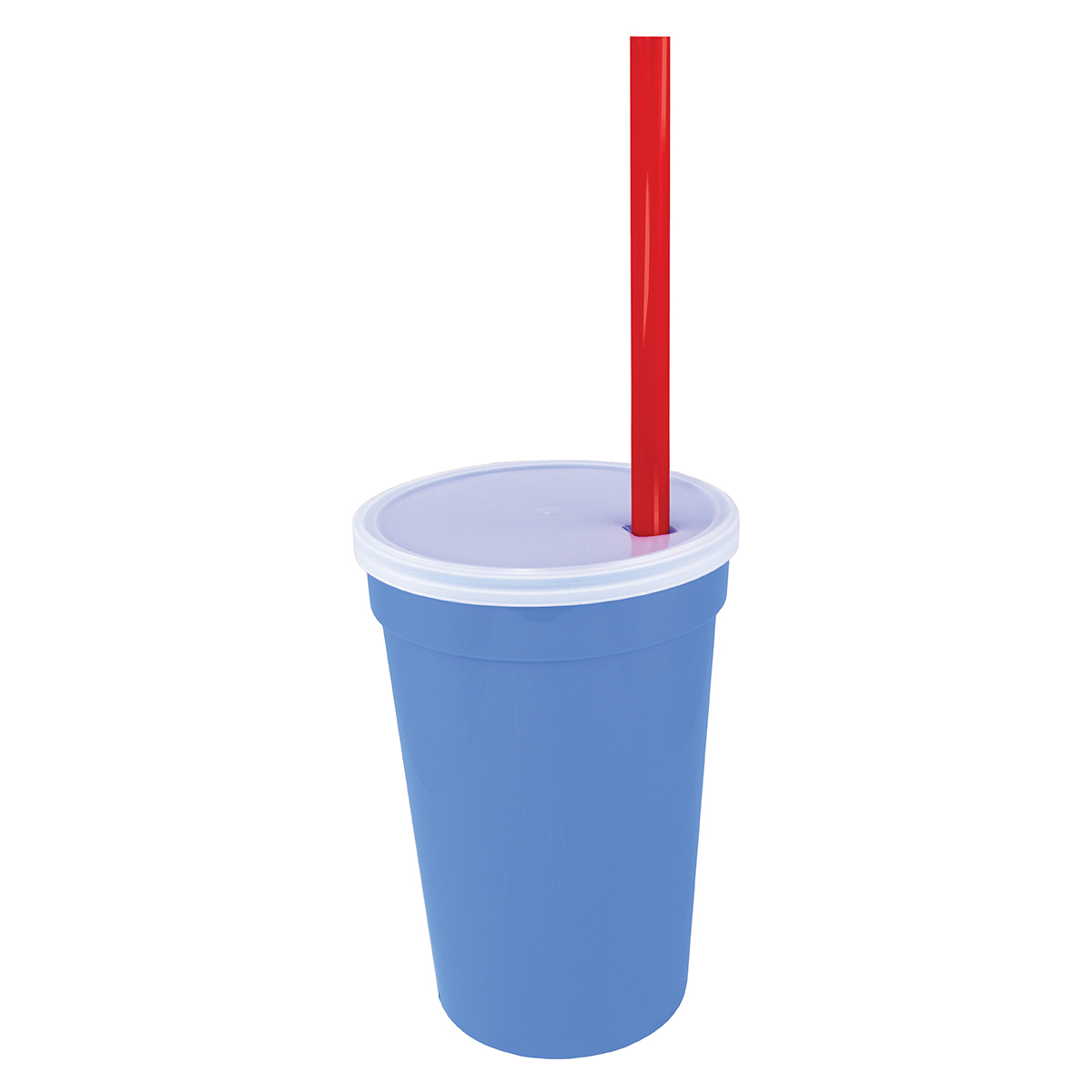 17 oz. Smooth Cup/Straw/Lid Set 6