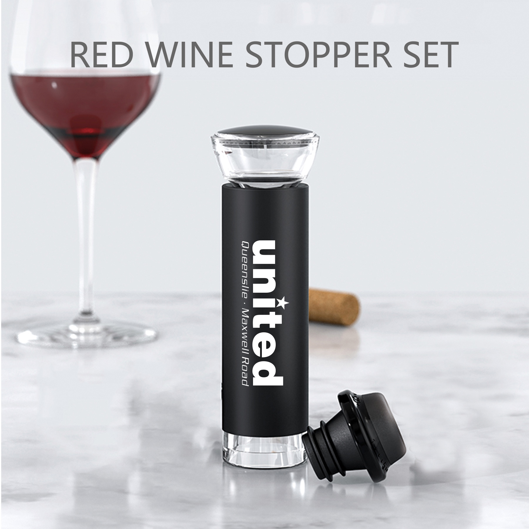 WineVault One Pump, One Plug - Wine Preserver with Date Marker 6