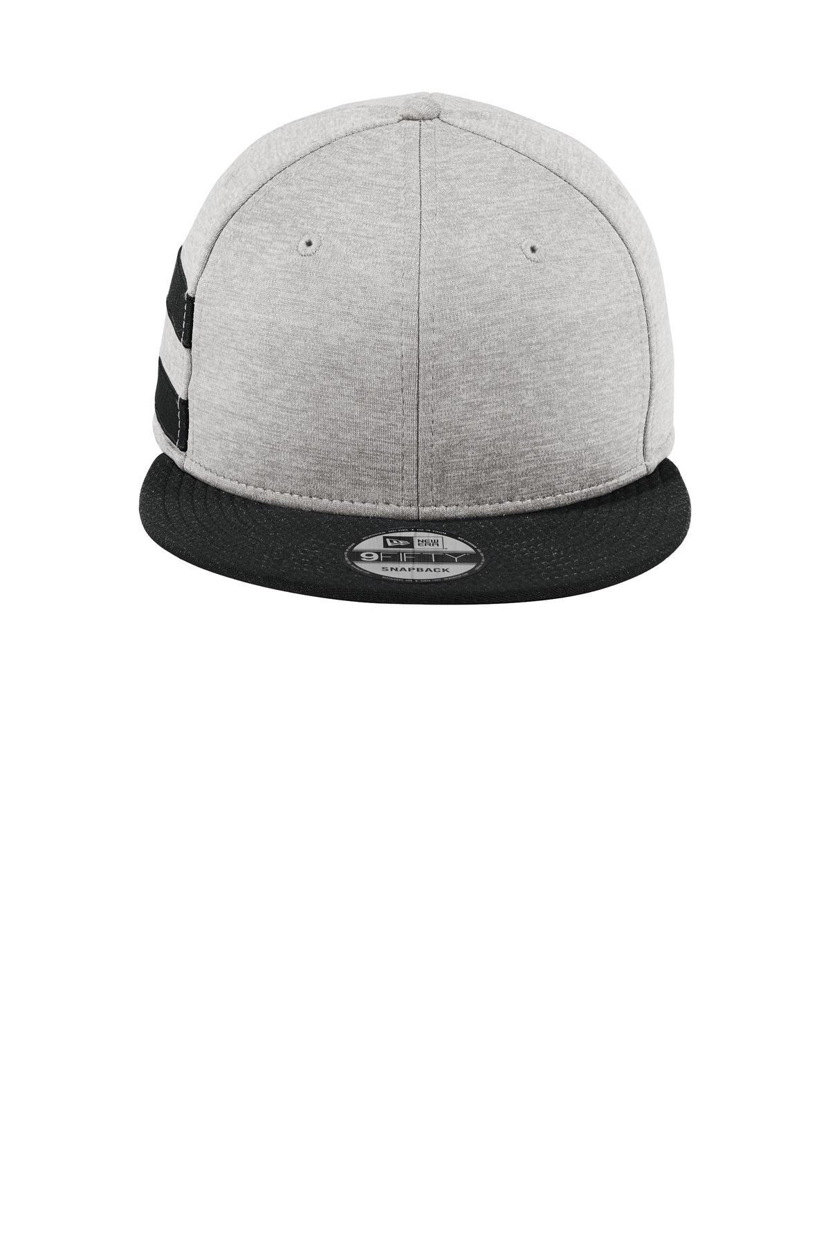 New Era Shadow Heather Striped Flat Bill Snapback Cap NE408 28
