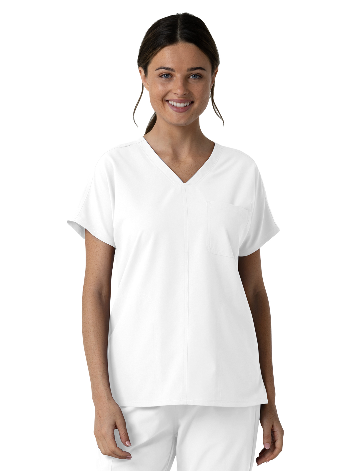 Wink - Nurtur - Women's Three-Pocket Drop Shoulder Tunic Scrub Top