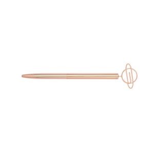 Earth Shaped Paper Clip Twist Metal Pen 15
