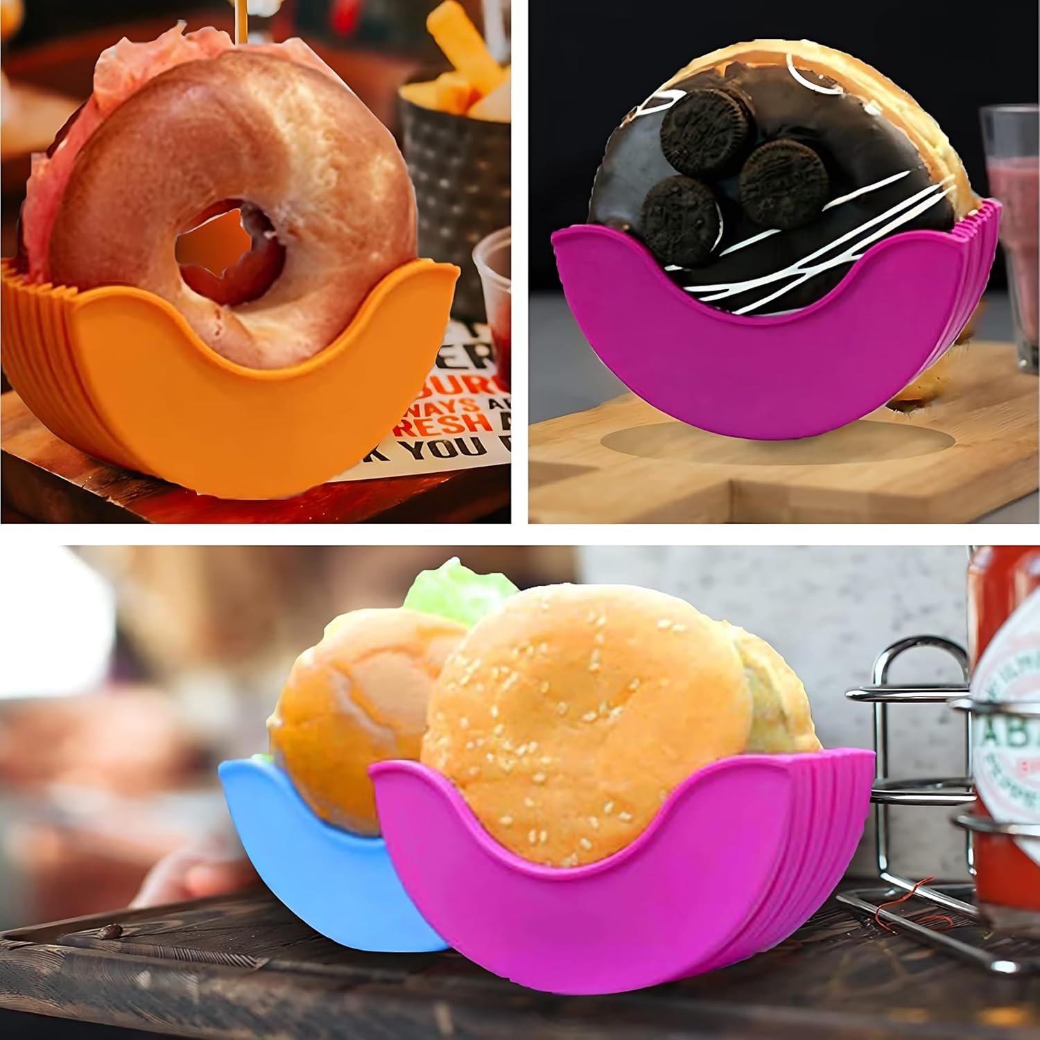Reusable Burger Holder Clip 4