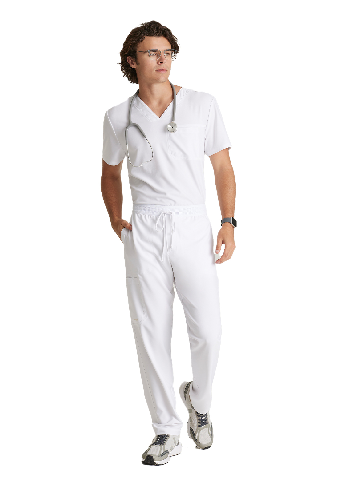 Grey's Anatomy Evolve Stretch - Men's Five-Pocket Slim Leg Highland Scrub Pant 5