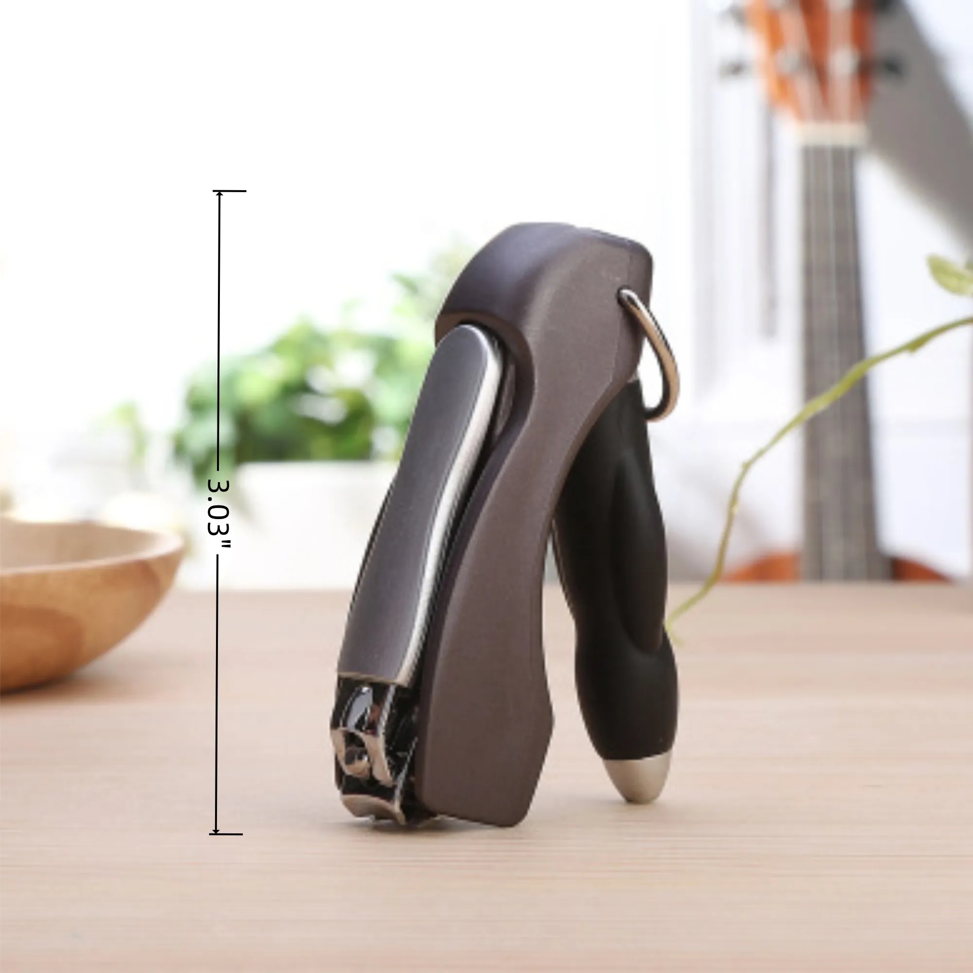 Folding Ballpoint Pen Nail Clipper With Keychain 2