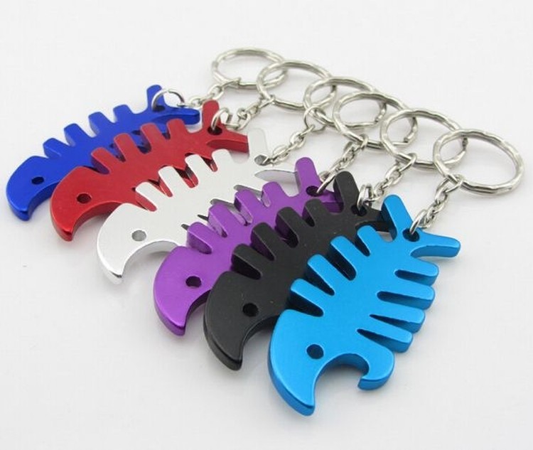 Fishbone Key Ring Bottle Opener 1