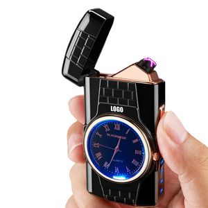 Dual E Arc Lighter With Built In Watch 3