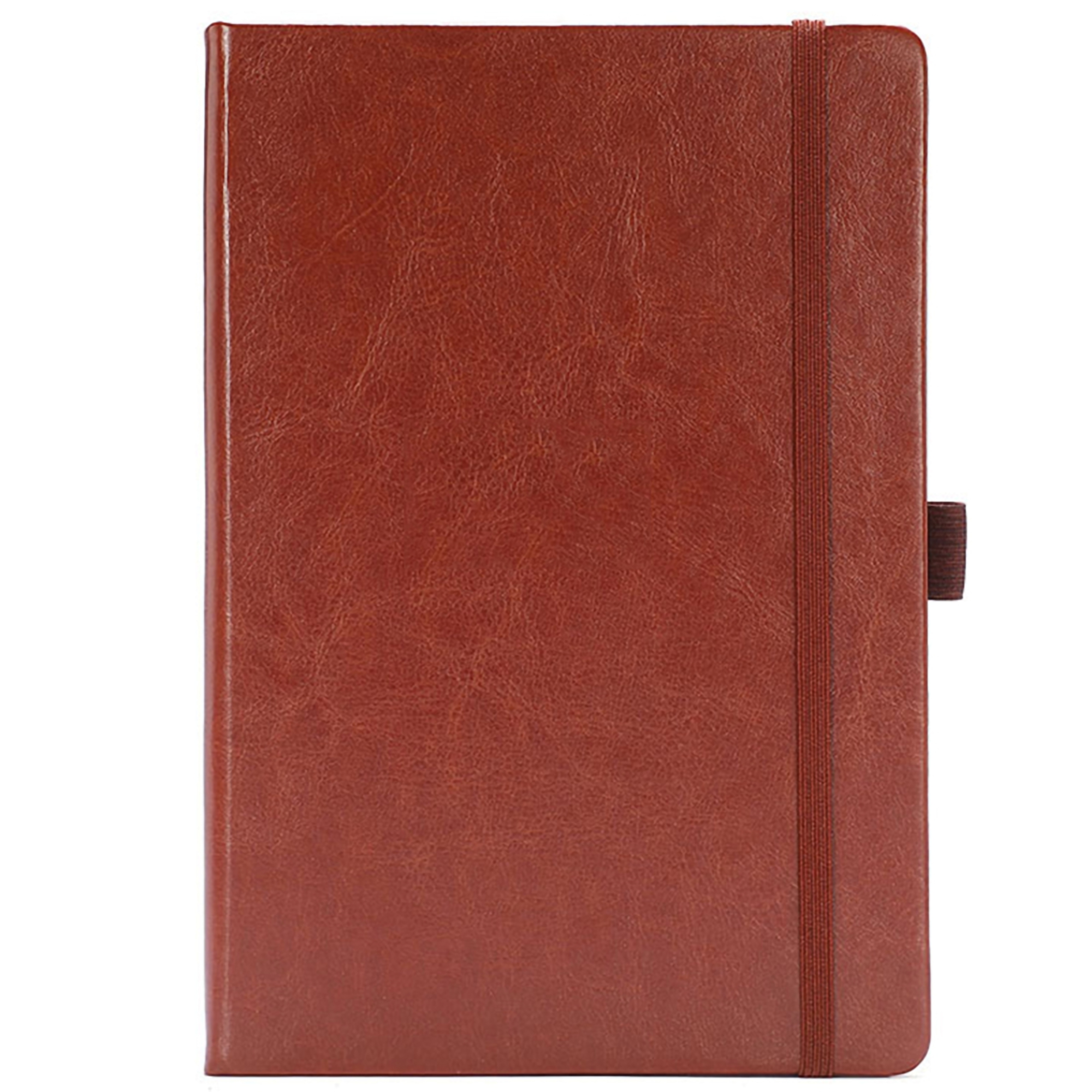 A5 Faux Leather Notebook w/Elastic Closing 4