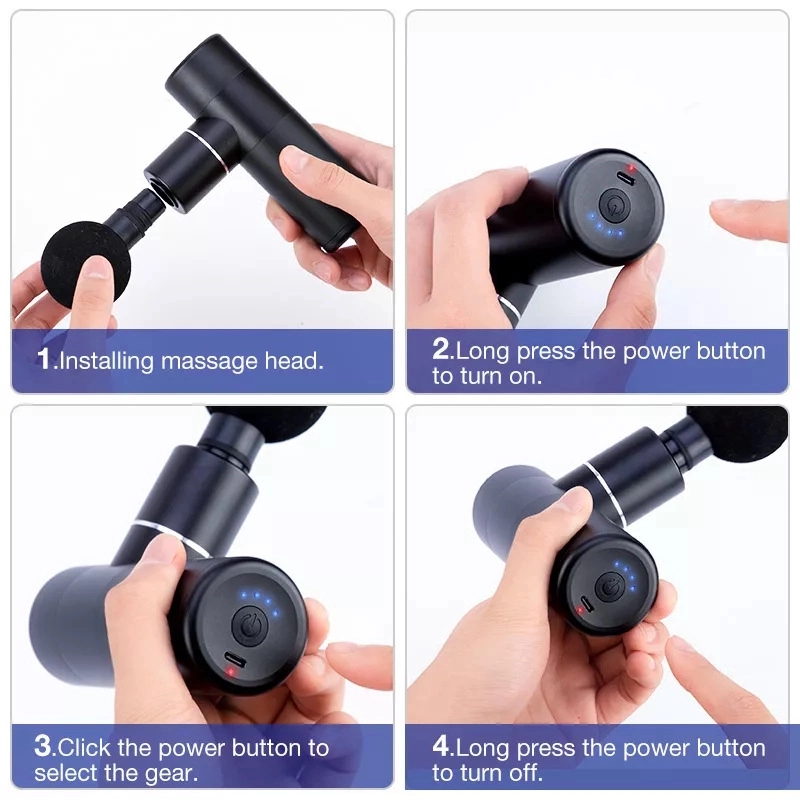 Rechargable Mini Massage Fascial Gun 5