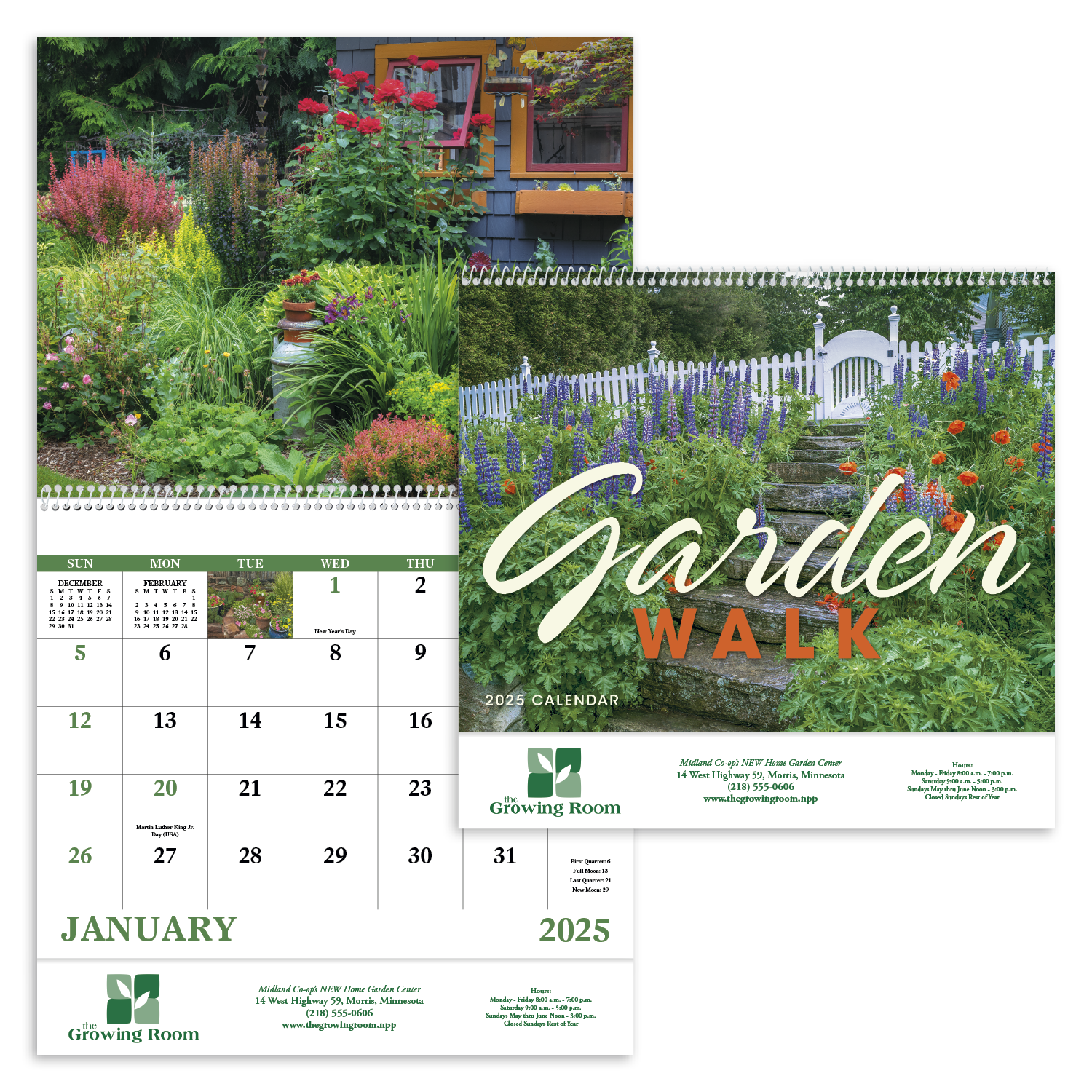 Good Value™ Garden Walk - Spiral Calendar 39