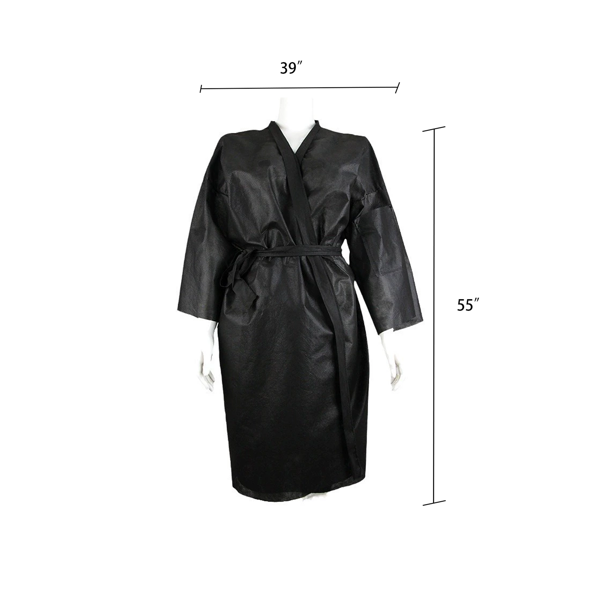 Disposable Spa Non-woven Robe Bathrobe 2