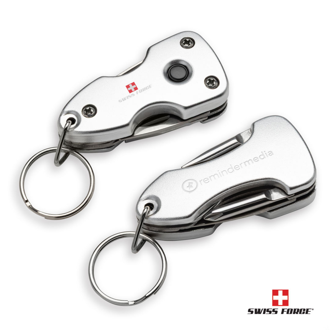 Swiss Force® Wildcub Multi-Tool & Flashlight Keyring 6