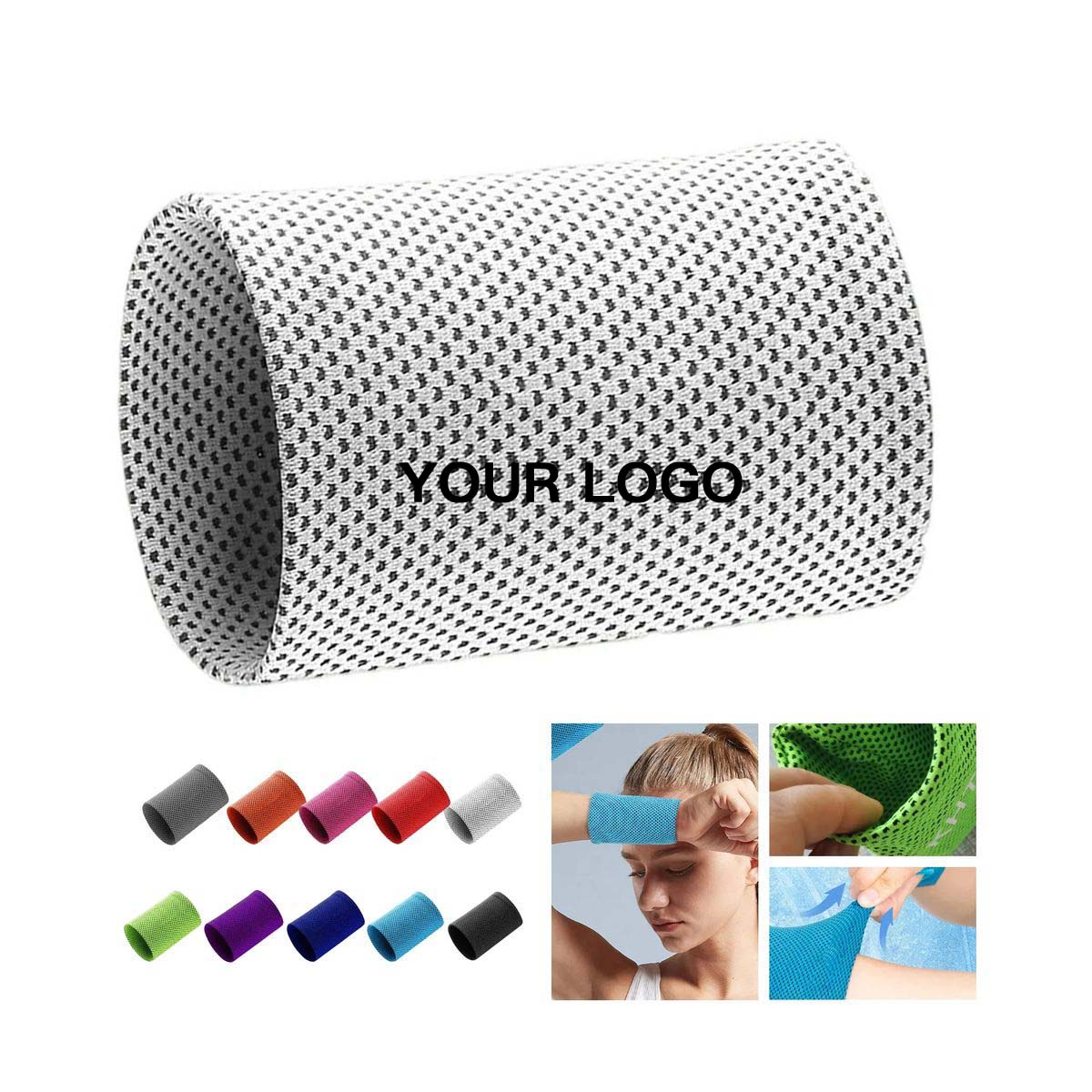 Breathable Sweat Absorbing Wristband for Athletes 4