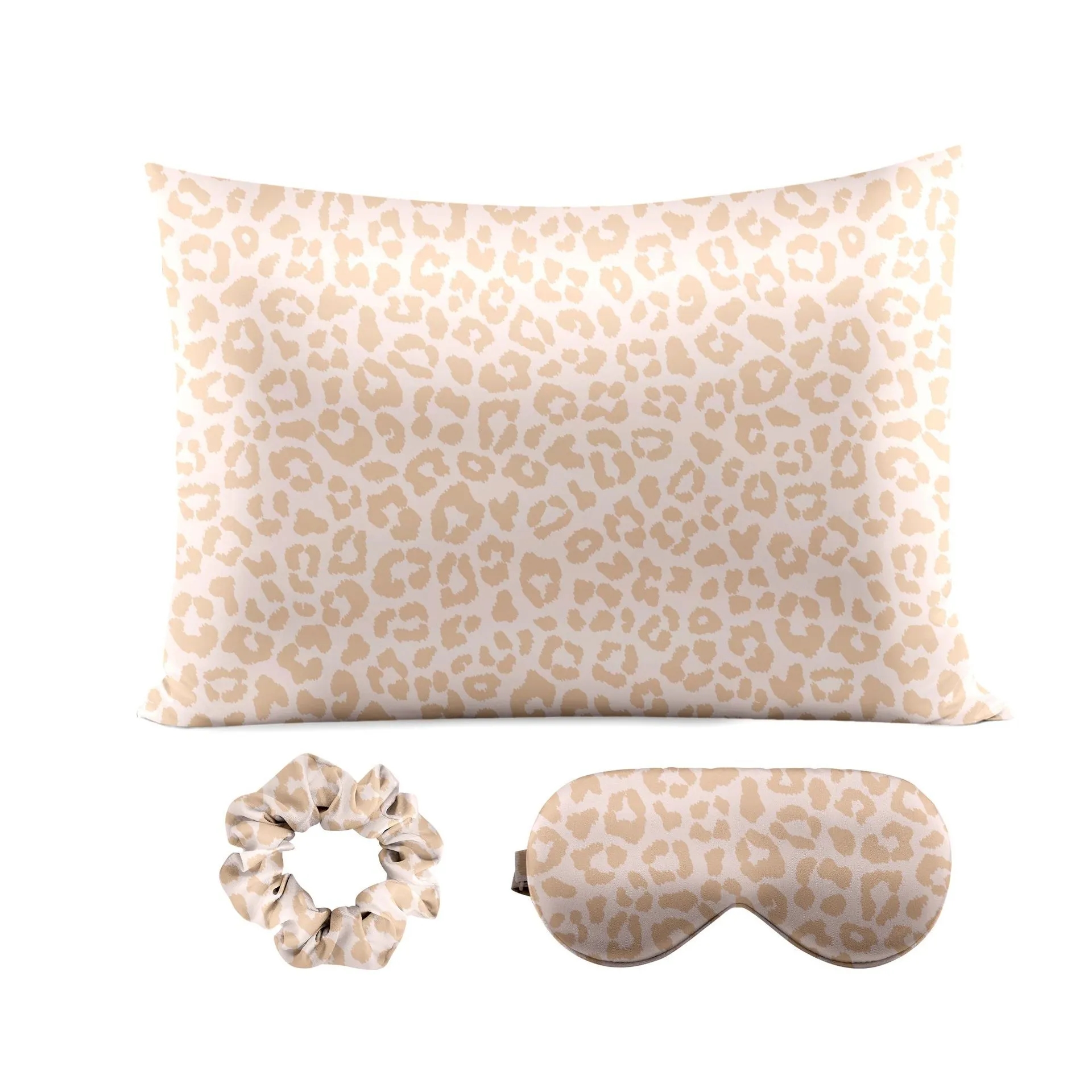 Silky Satin Pillow Covers with Hidden Zipper Set of 3 5