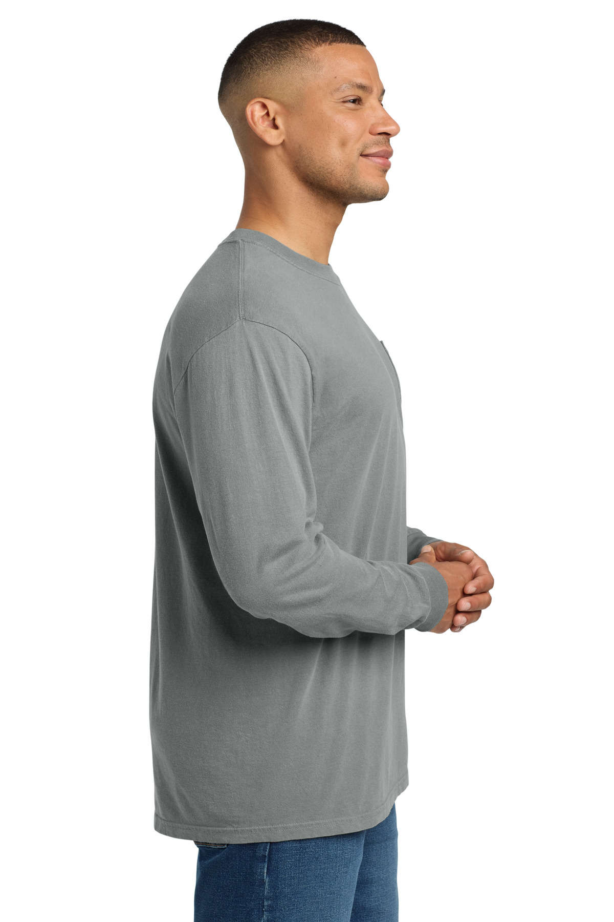 COMFORT COLORS Heavyweight Ring Spun Long Sleeve Pocket Tee. 4410 29