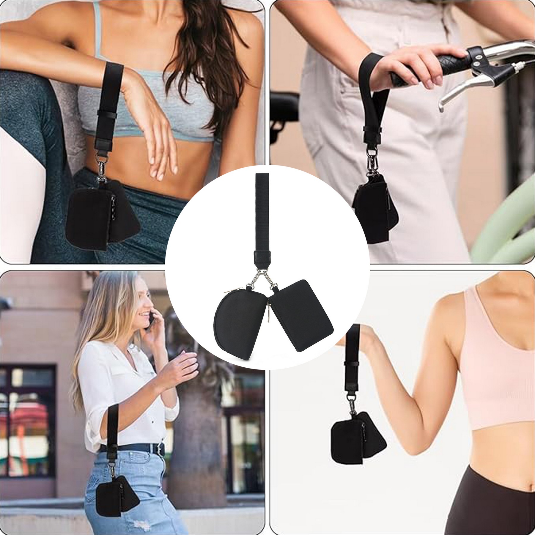 Portable Keychain Wristlet Wallet 3