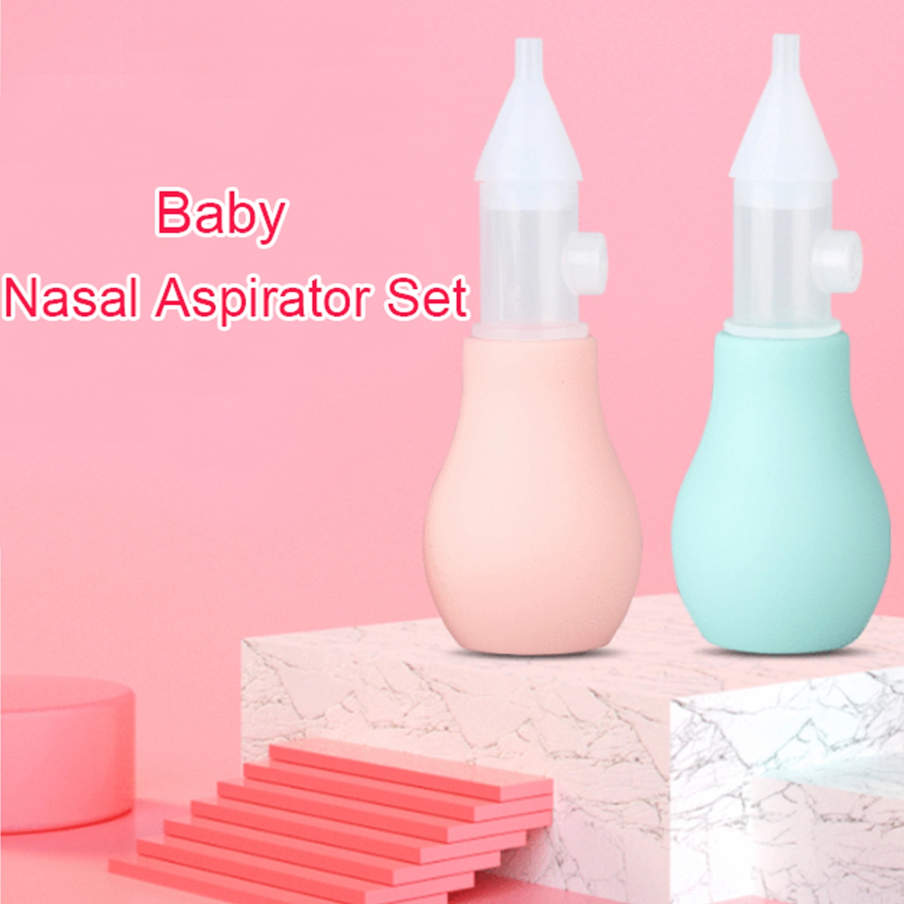 Baby Nasal Aspirator Nose Cleaning Tweezer set 2
