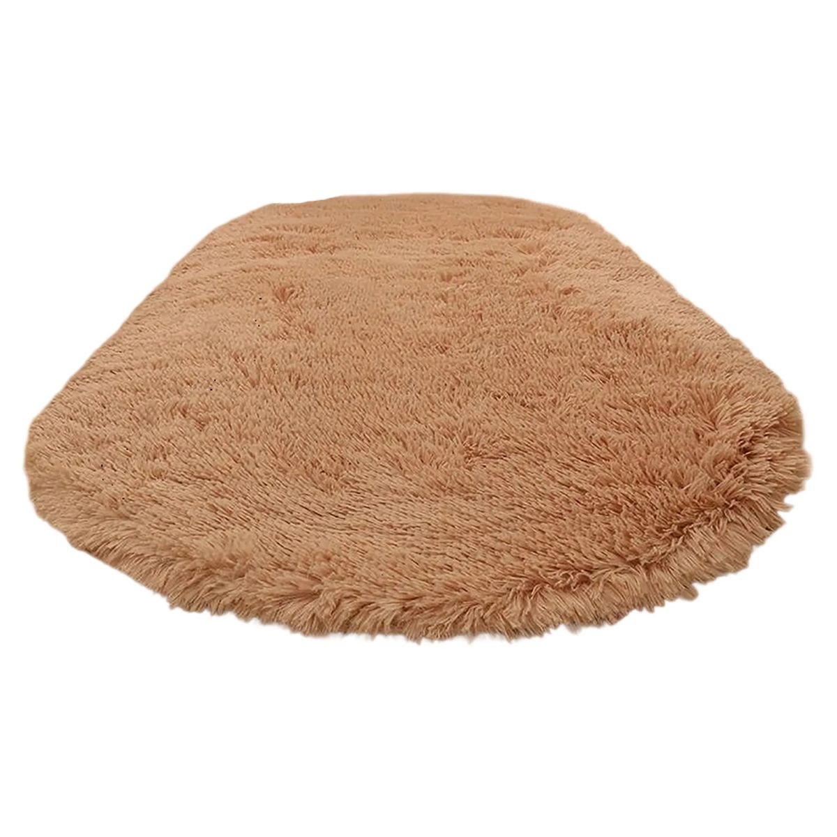 Embroidered Faux Fur Rug for Home Decor 17