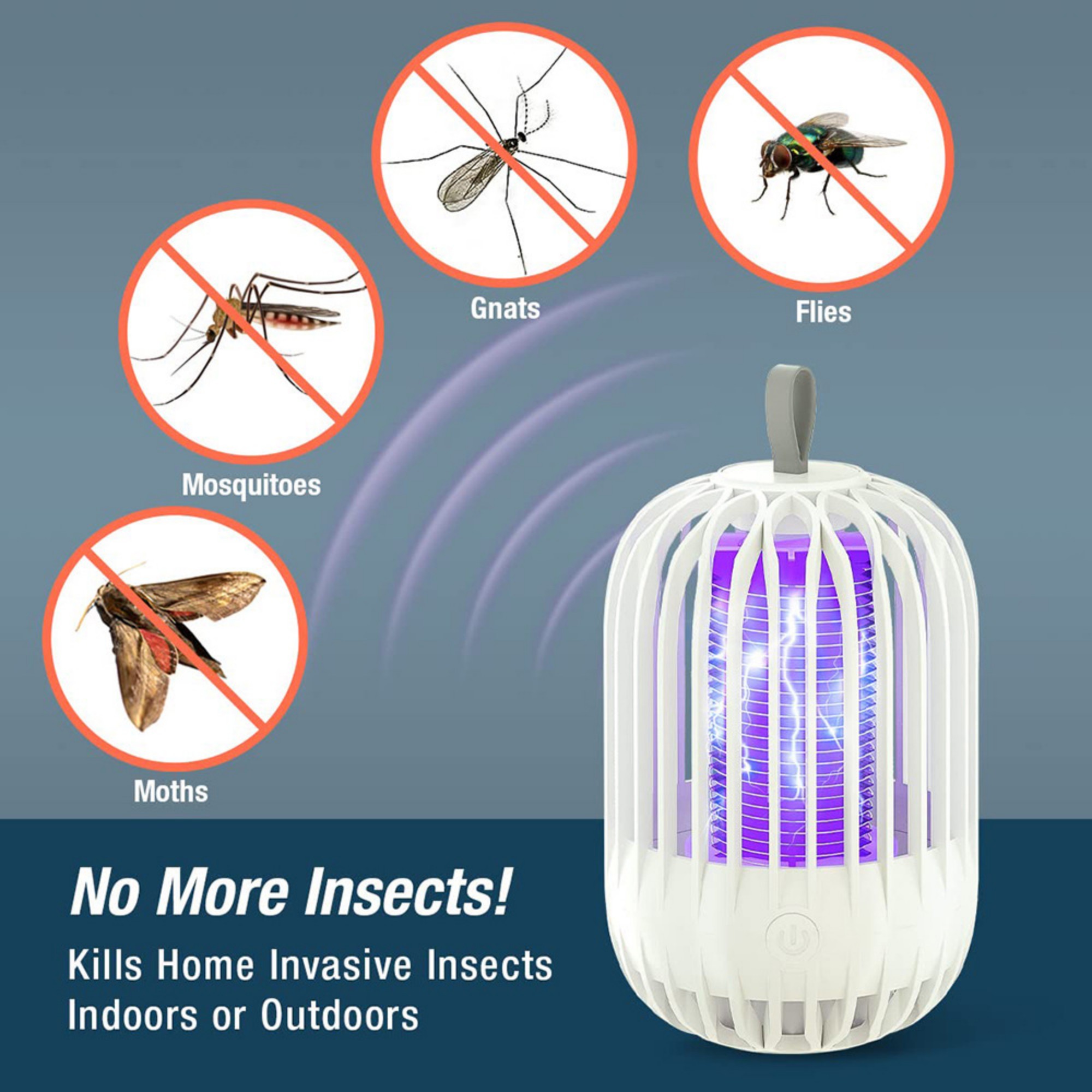 Portable Electric Mosquito Zapper Lantern 1