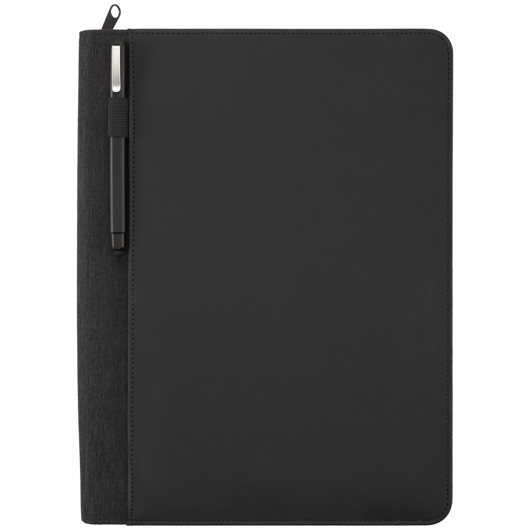 FSC® Mix Vienna Heathered Zippered Padfolio 33