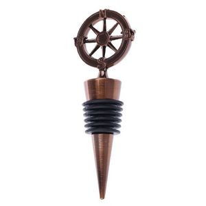 Charming Floral Design Wine Cork Bottle Stopper 10
