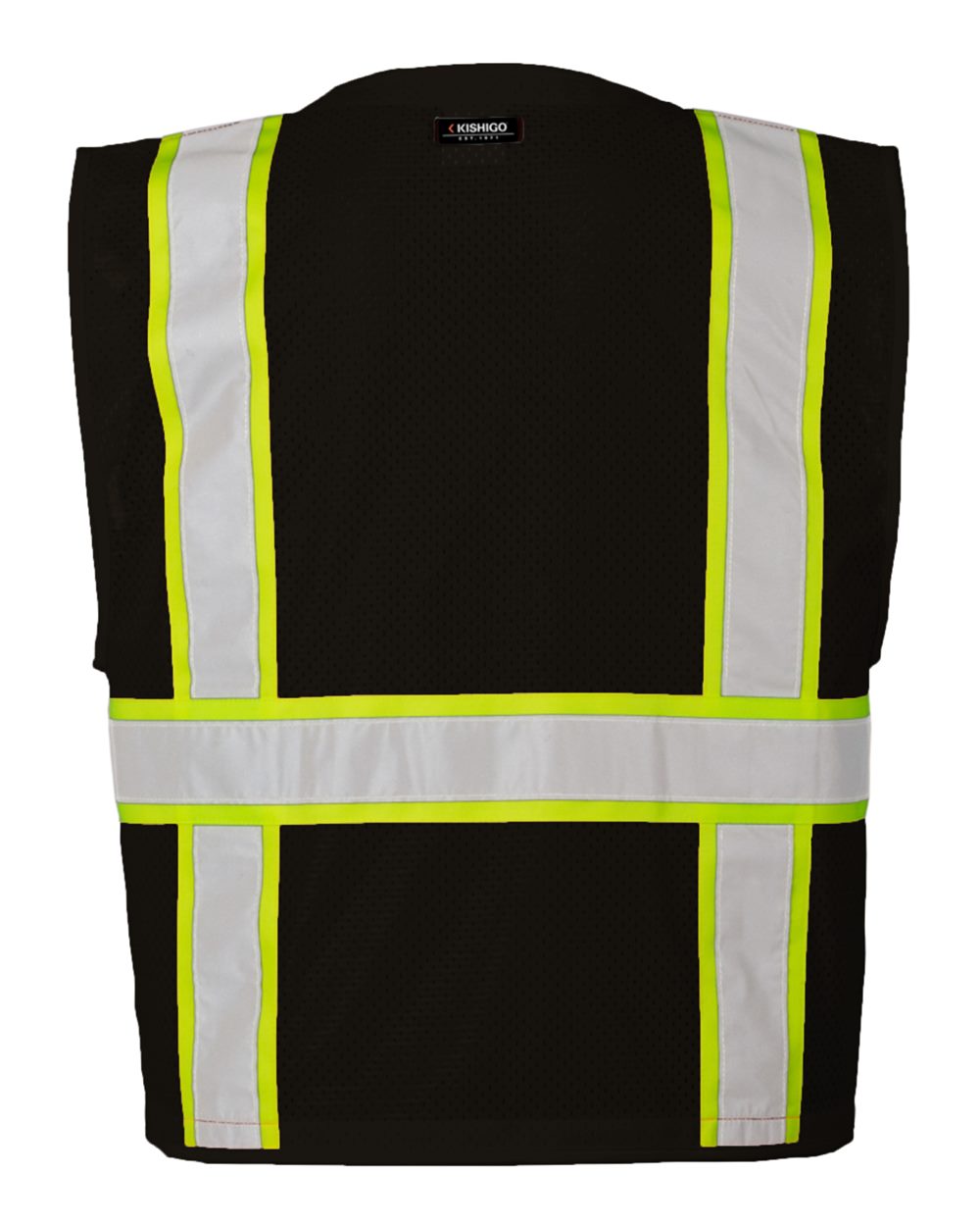 Unisex EV Series® Enhanced Visibility Multi-Pocket Mesh Vest - B100-111 1