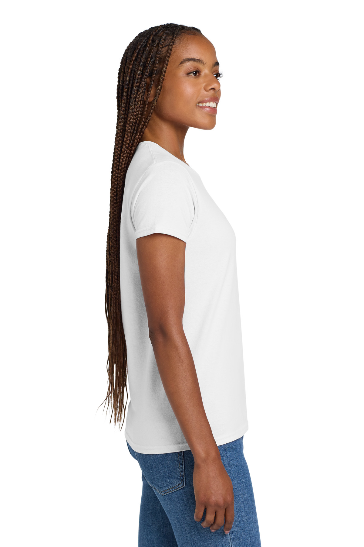 Gildan Women's Ultra Cotton 100% US Cotton T-Shirt. 2000L 57