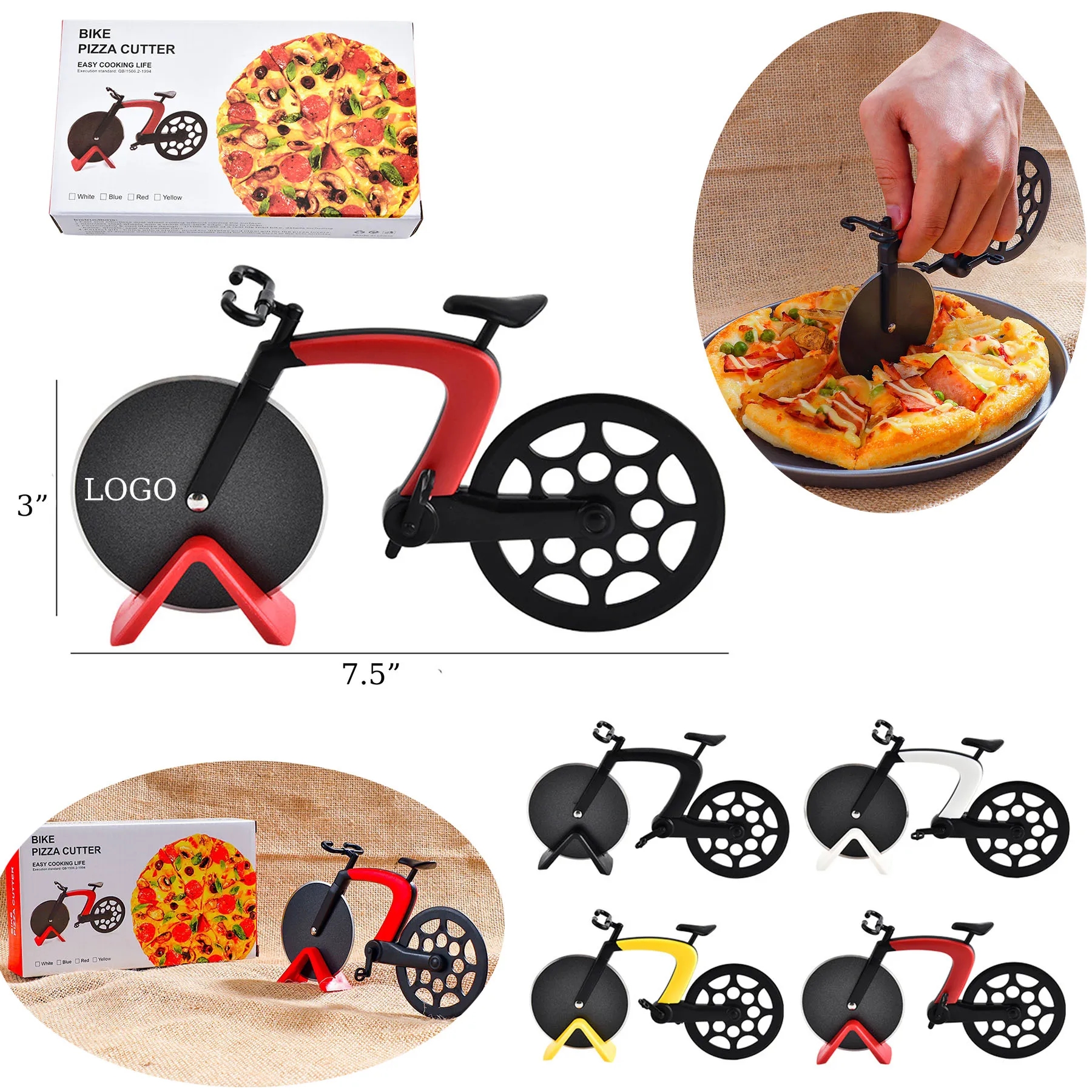 Stainless Steel Pizza Cutter 1