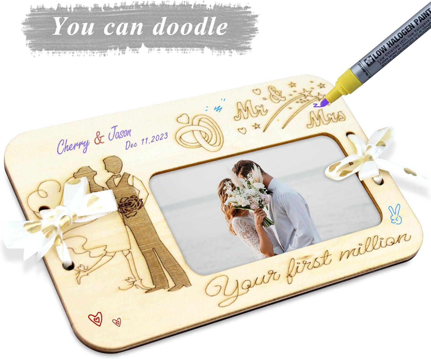 Wooden Wallet Cash Gift 8