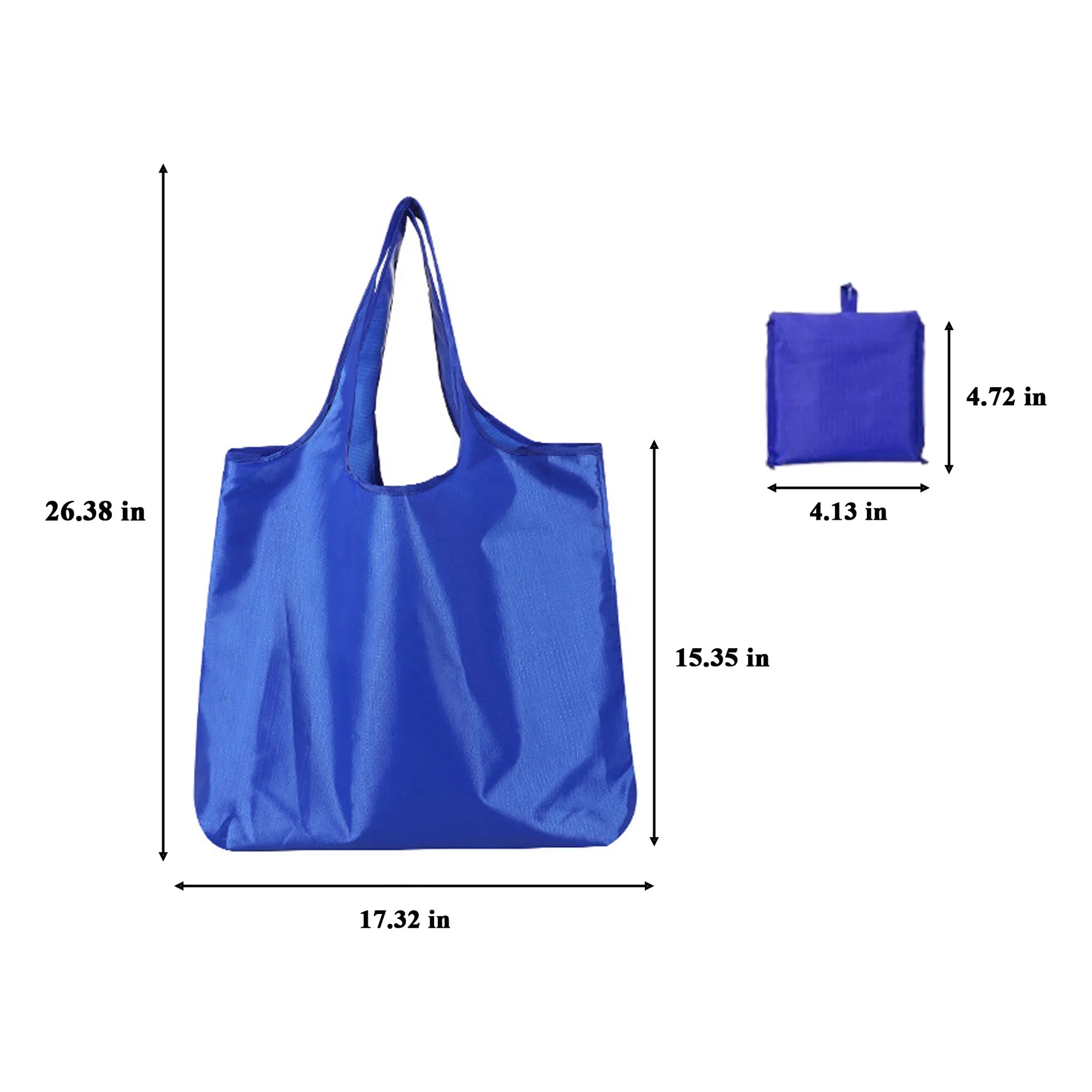 Premium Foldable Large Capacity Eco Shopping Bag, custom tote bag with logo imprint 2