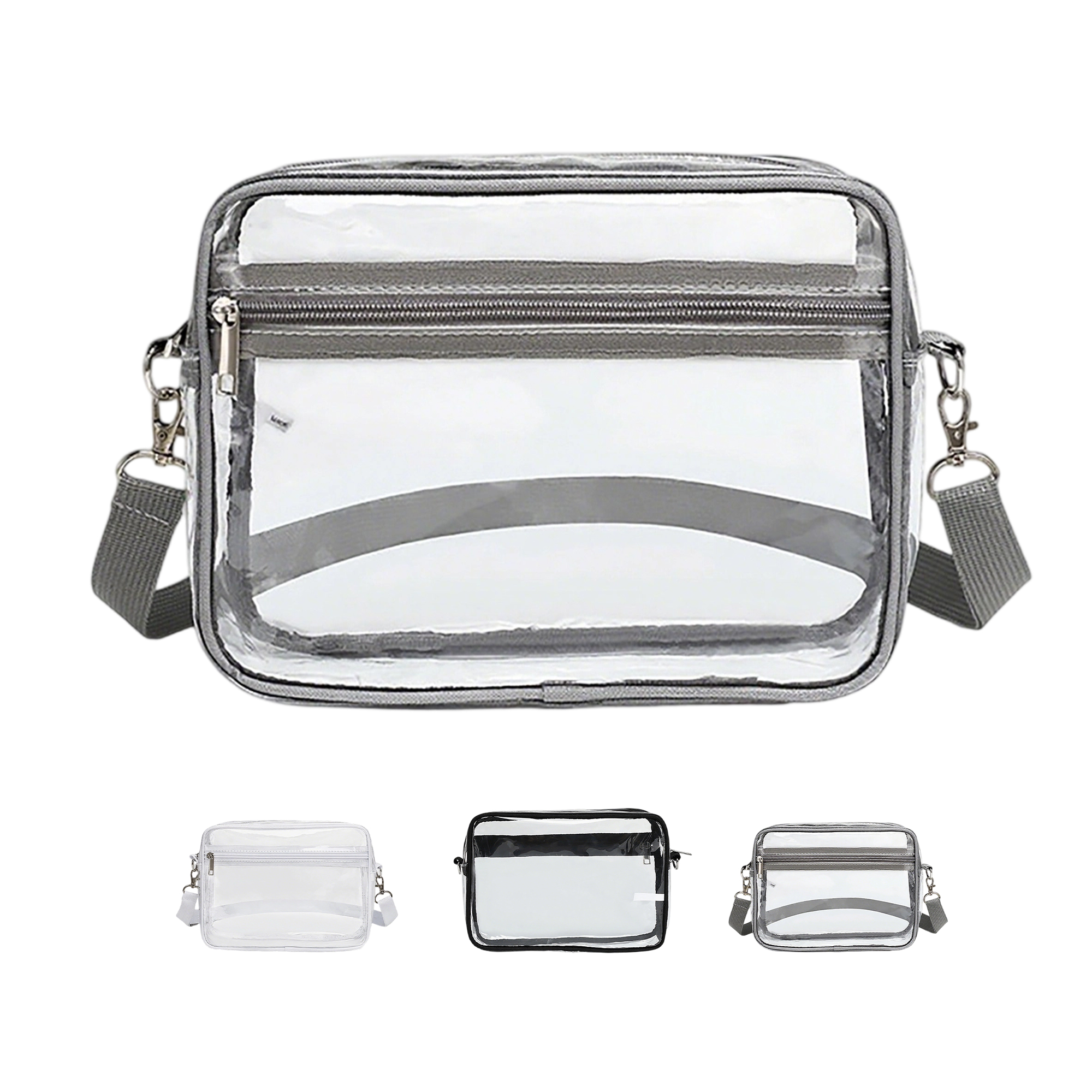 PVC Transparent Waist Pack for Sports with Adjustable Strap 6