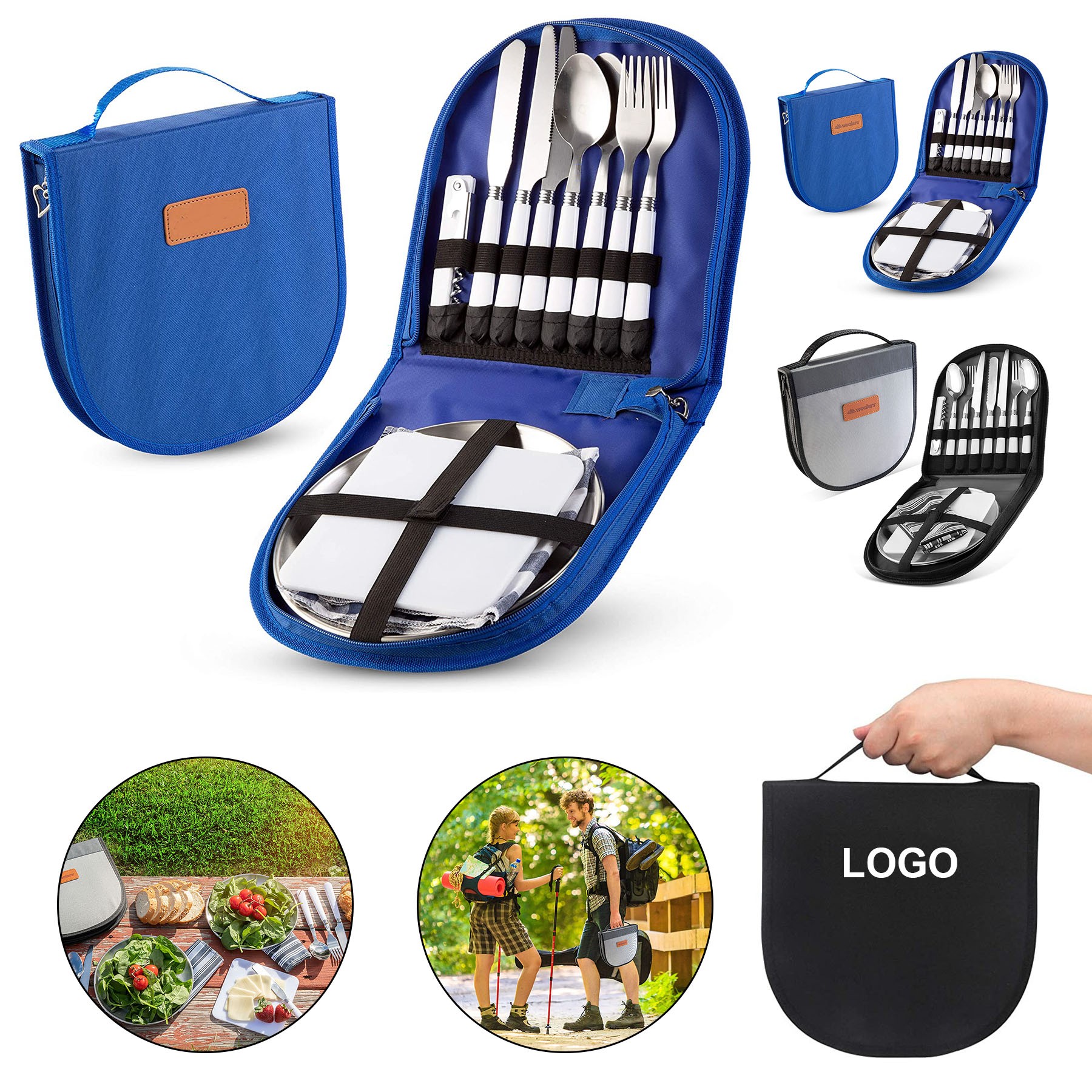 12 Piece Camping Silverware Kit 3